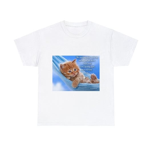 Good Morning Cat Shirt